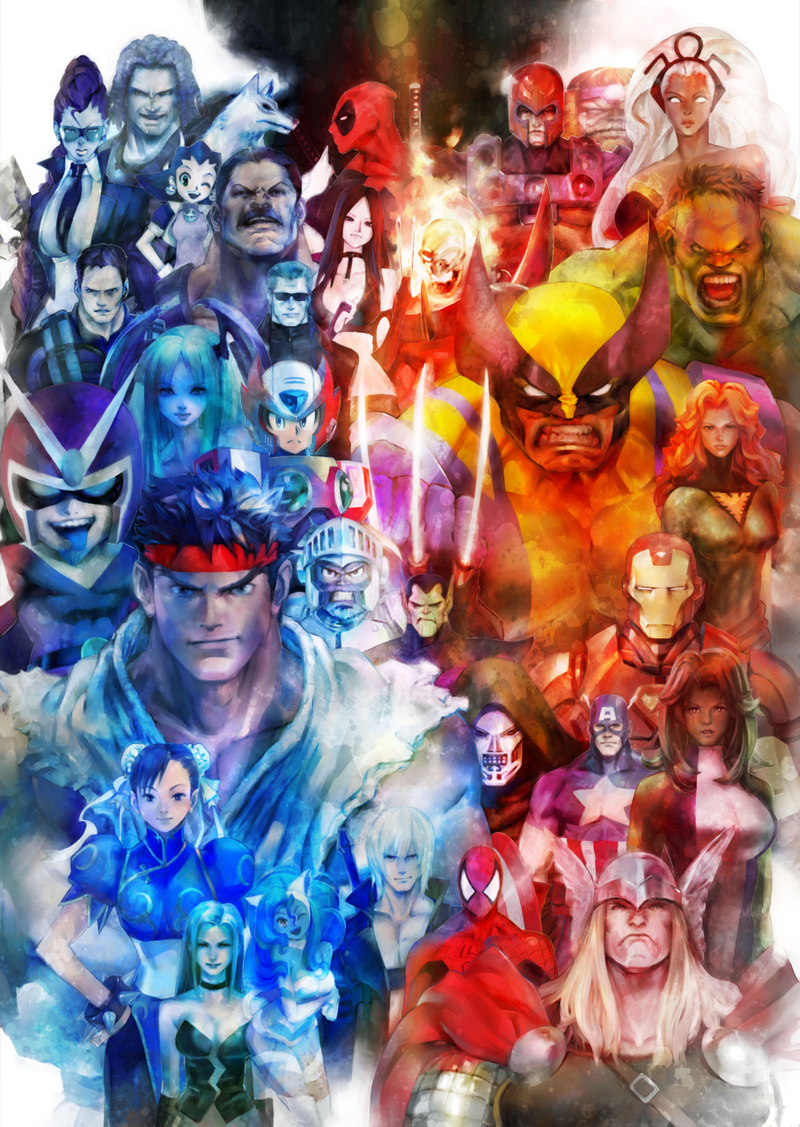 Illustration for article titled Bengus' Capcom Game Art Will Knock Your Teeth Out